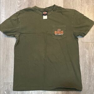 Harley-Davidson Green Short Sleeve Tee